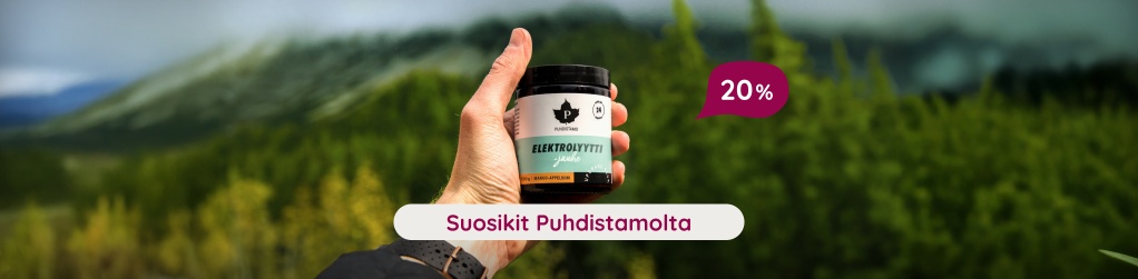 Suosikit Puhdistamolta 20 %